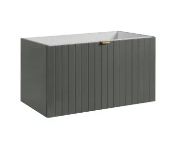Szafka pod umywalkę HARMO 80 cm szaro-zielony półmat