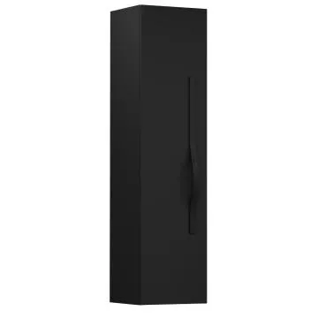 Szafka łazienkowa VOG 33 cm czarny mat z czarnym uchwytem