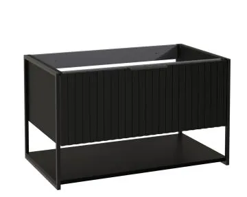 Szafka pod umywalkę TURF BLACK VINTAGE 80-1S 80cm czarna