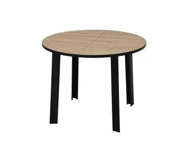 Stół rozkładany Wenus ∅100 cm dąb artisan
