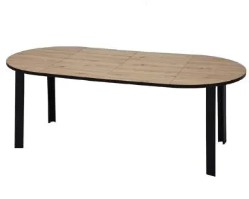 Stół rozkładany Wenus ∅100 cm dąb artisan