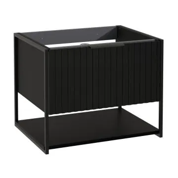 Szafka pod umywalkę TURF BLACK VINTAGE 60-1S 60cm czarna