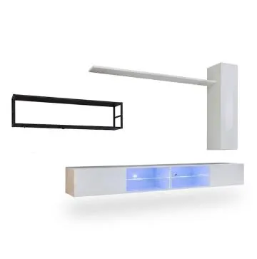 Meblościanka SWITCH MET IV biała