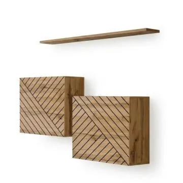 Meblościanka SWITCH LAMEL SB1 dąb wotan