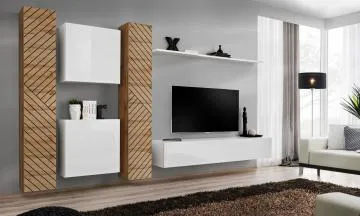 Szafka RTV1 SWITCH 180 biały połysk