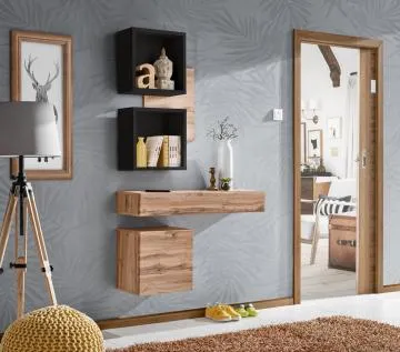 Konsola wisząca EASY 100x15 dąb wotan