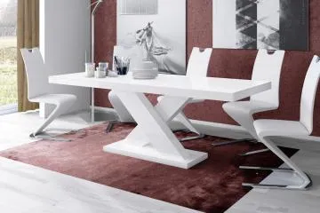 Stół rozkładany XENON MAT 160(208)x89 biały