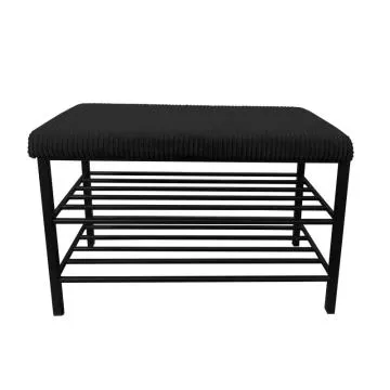 Stojak na buty z siedziskiem GAJA POSO-135 czarny