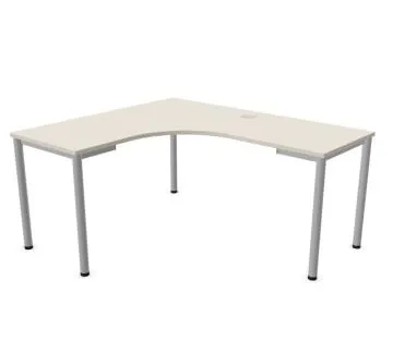 Biurko narożne EASY SPACE I-LEG LS 160x140cm kaszmirowe