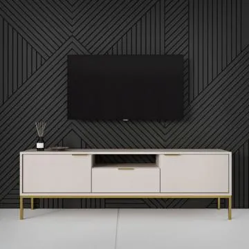 Szafka RTV AUSTIN 175 kaszmir/złota