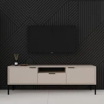 Szafka RTV AUSTIN 175 kaszmir/czarna