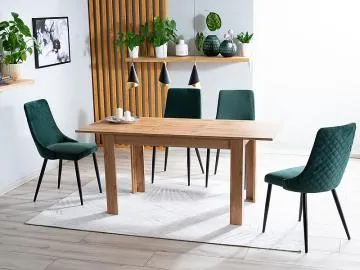 Krzesło PIANO B VELVET zielone